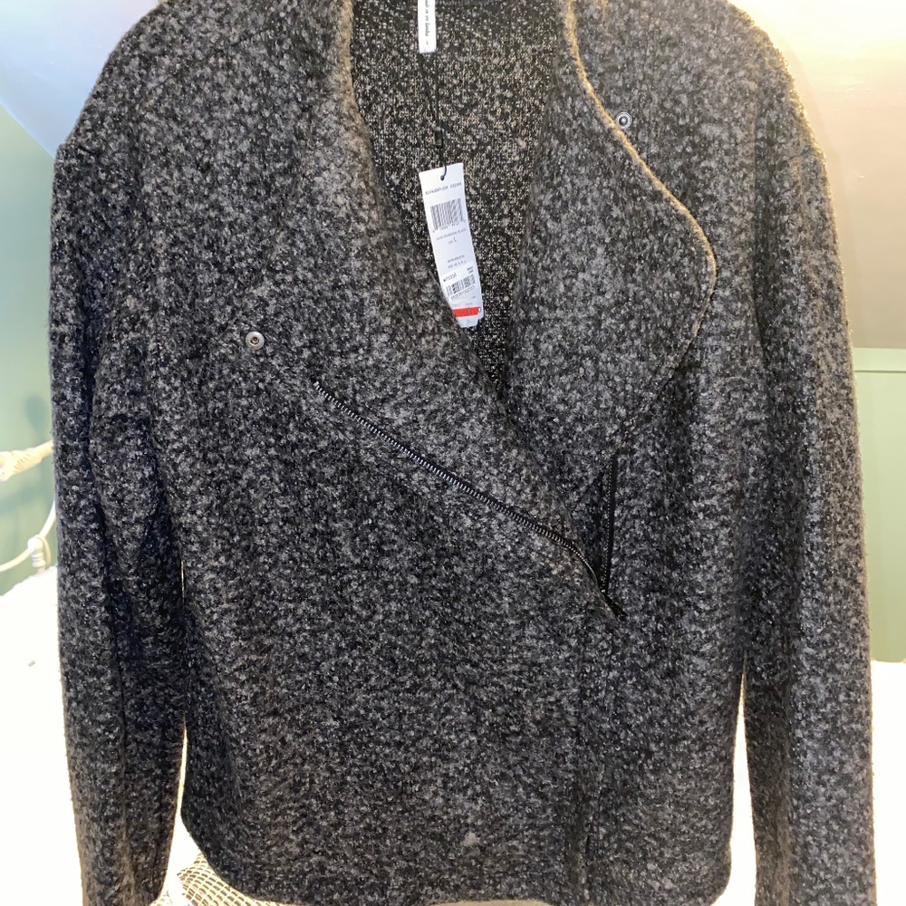 BCBG Moto wool jacket new with tags